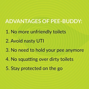 10er Pee Buddy Urinal aus Pappe Pipi Trichter für Frauen - Pinkeln im Stehen - 6