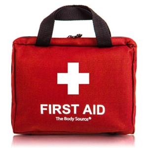 90-teiliges Premium Erste-Hilfe-Set - enthält Sofort Kühlpacks, Augenspülung, Rettungsdecke für zu Hause, Büro oder Auto | Rot -