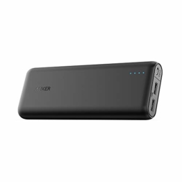 Anker PowerCore 20100mAh Externer Akku, kompakt Powerbank, hohe Kapazität 2-Port 4,8 A Output Ladegerät mit PowerIQ Technologie für iPhone, iPad, Samsung Galaxy, MP3 Player und viele mehr (Schwarz/Matt) - 1