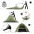 Lumaland Outdoor Pop up Kuppelzelt Wurfzelt 3 Personen Zelt Camping Festival Etc. 215 x 195 x 120 cm robust Grün - 6