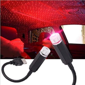 Universal USB Mini Auto Decke Starlight Projection LED-Licht,Einstellbar  Romantisch Flexible Innere Auto Licht,tragbar Atmosphäre Licht Lampe  Dekorationen für Auto,Decke,Schlafzimmer,Party,mehr
