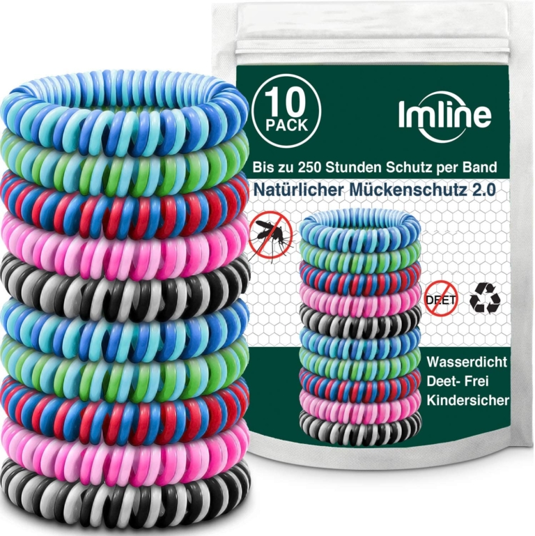 » Mückenschutz Armband 10 Stück mit verbesserter Wirkung, Anti ...